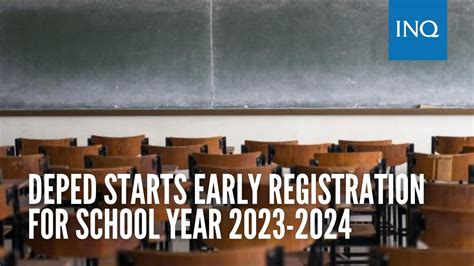 Registration for School Year 2023.